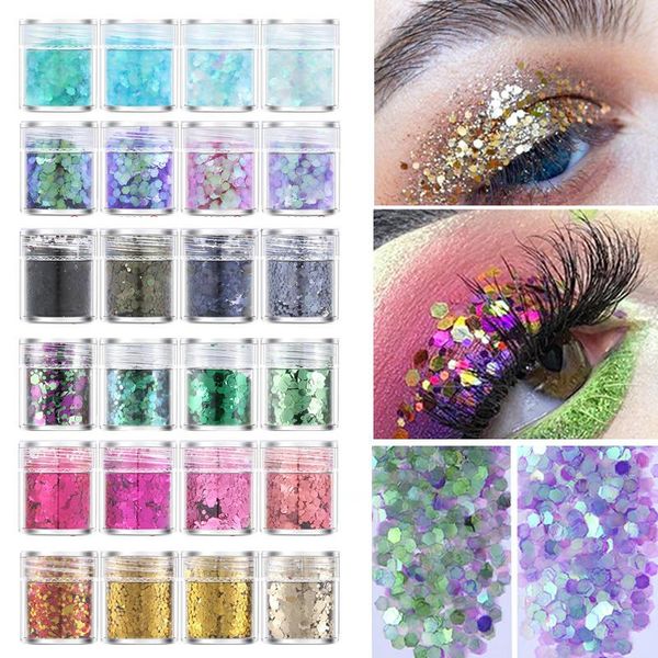 nail glitter 4 boxes sequins holographic face makeup gradient manicure shine paillettes 3d eye shadow for, Silver;gold
nail glitter 4 boxes sequins holographic face makeup gradient manicure shine paillettes 3d eye shadow for, Silver;gold