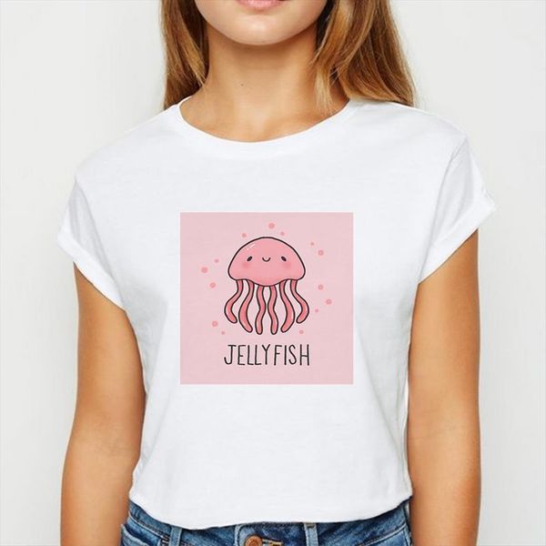 white animal jellyfish pretty women t shirt girls ulzzang spring summer harajuku persionalized graphic o collar
white animal jellyfish pretty women t shirt girls ulzzang spring summer harajuku persionalized graphic o collar