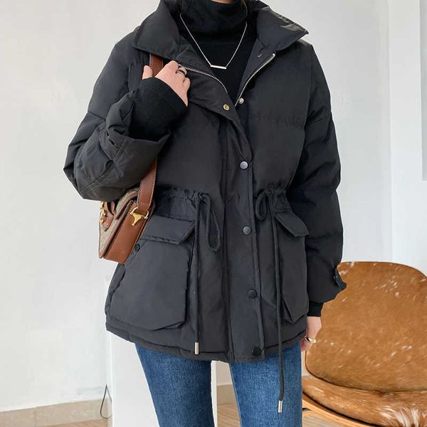 jackets for women winter casual padded puffer 4 colors korean style warm coat black femme parkas autumn women clothing 210625
jackets for women winter casual padded puffer 4 colors korean style warm coat black femme parkas autumn women clothing 210625