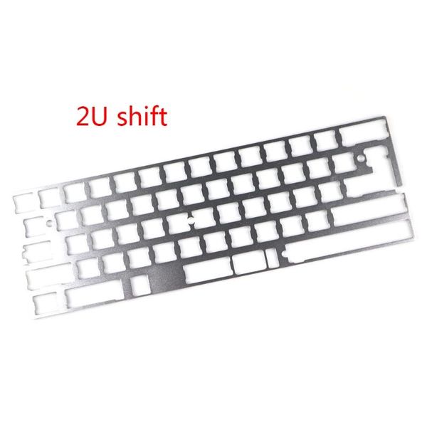 silver 60% aluminum mechanical keyboard plate support gk64 dz60 gh60 cnc-board dropship keyboards
silver 60% aluminum mechanical keyboard plate support gk64 dz60 gh60 cnc-board dropship keyboards