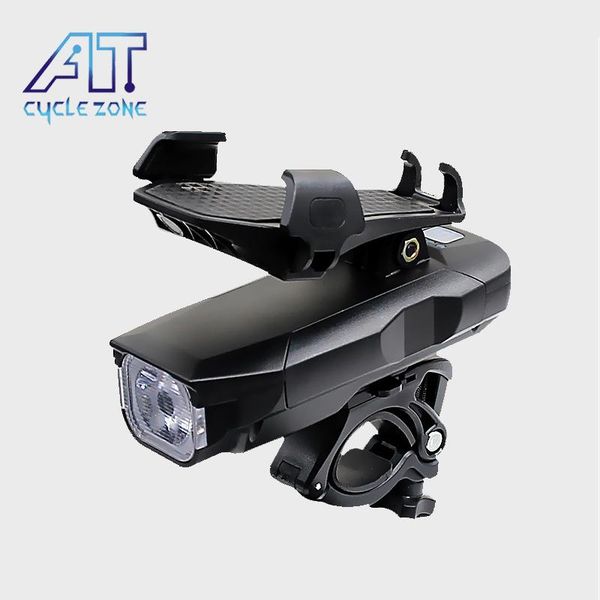 cycle zone 4 in 1 usb 4000mah bicycle horn light front rechargeable phone holder headlight bike flashing mtb accessories lamp
cycle zone 4 in 1 usb 4000mah bicycle horn light front rechargeable phone holder headlight bike flashing mtb accessories lamp