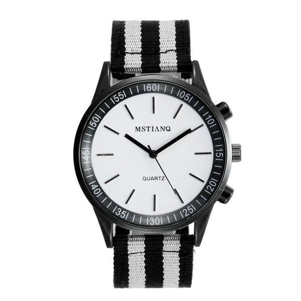 wristwatches rich tree men's watch fashion casual 43mm white black dial and bicolor nylon strap simple quartz, Slivery;brown
wristwatches rich tree men's watch fashion casual 43mm white black dial and bicolor nylon strap simple quartz, Slivery;brown