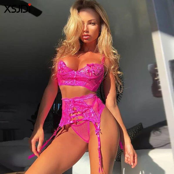 bras sets lace lingerie set ladies bowknot floral push-up bra panties garter belt mesh underwear, Red;black
bras sets lace lingerie set ladies bowknot floral push-up bra panties garter belt mesh underwear, Red;black