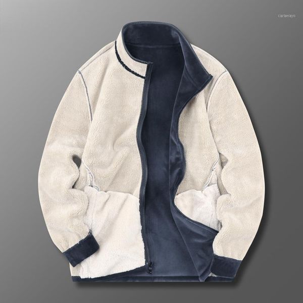 men's jackets 2021 autumn winter men fleece jacket coat casual thickening middle-aged and elderly off-wear warm, Black;brown
men's jackets 2021 autumn winter men fleece jacket coat casual thickening middle-aged and elderly off-wear warm, Black;brown