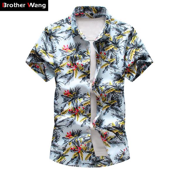 2021 plus size 5xl 6xl 7xl men's floral summer new fashion casual hawaii short sleeve shirt male brand clothes q05x, White;black
2021 plus size 5xl 6xl 7xl men's floral summer new fashion casual hawaii short sleeve shirt male brand clothes q05x, White;black