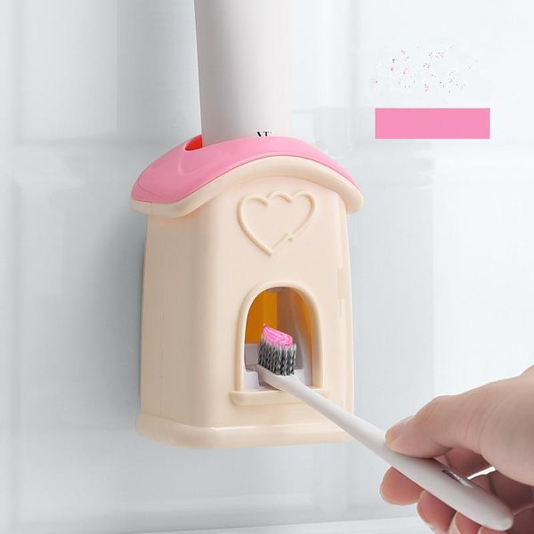 bathroom shelves environmental protection material automatic toothpaste set wall-mounted toothbrush rack lazy squeeze artifact 4014
bathroom shelves environmental protection material automatic toothpaste set wall-mounted toothbrush rack lazy squeeze artifact 4014