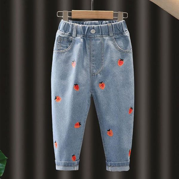 jeans spring autumn kids baby boys girls strawberry children's clothing 2-6yrs casual children, Blue
jeans spring autumn kids baby boys girls strawberry children's clothing 2-6yrs casual children, Blue