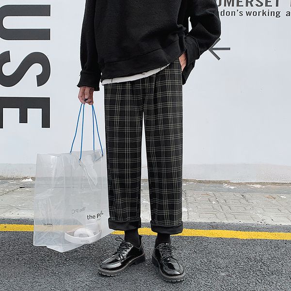 2021 new men's corduroy lattice printing cotton casual trousers active elastic hip hop straight pants streetwear sweatpants tuov, Black
2021 new men's corduroy lattice printing cotton casual trousers active elastic hip hop straight pants streetwear sweatpants tuov, Black