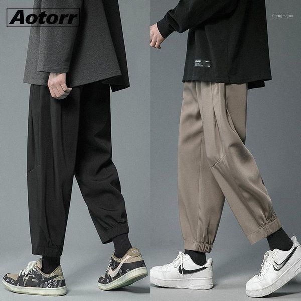 men's pants fashion solid color retro casual straight men streetwear cotton harem mens hip hop loosetrousers, Black
men's pants fashion solid color retro casual straight men streetwear cotton harem mens hip hop loosetrousers, Black