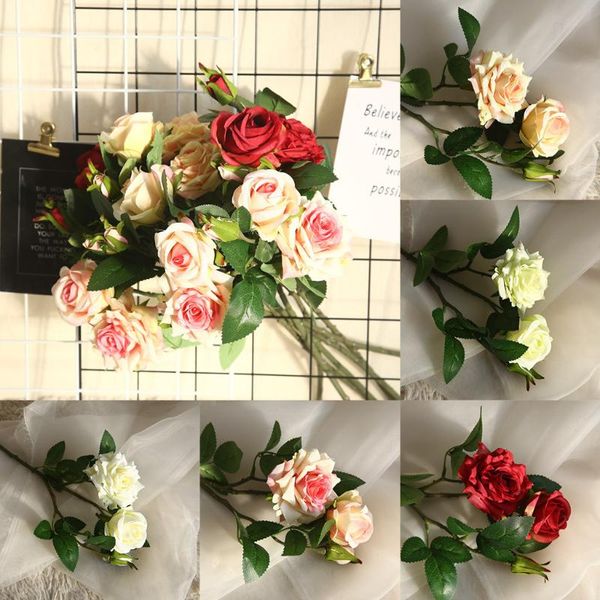 artificial rose bouquets simulation silk fake flowers wedding decoration holding flowers home decor flower holding flower #40
artificial rose bouquets simulation silk fake flowers wedding decoration holding flowers home decor flower holding flower #40