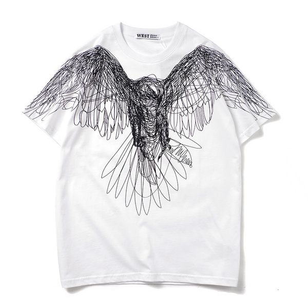 2021 arrival new the neck knitted t shirt tshirt homme hip hop line eagle 3d imprint short sleeve impression pure cotton d866, White
2021 arrival new the neck knitted t shirt tshirt homme hip hop line eagle 3d imprint short sleeve impression pure cotton d866, White
