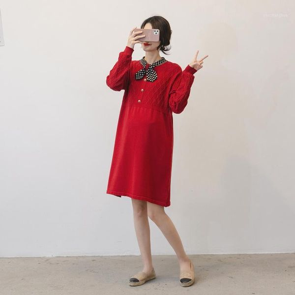 spring maternity dress sweater skirt simple fashion knit wearing mid-length hedging pregnant loose large size dresses1, White
spring maternity dress sweater skirt simple fashion knit wearing mid-length hedging pregnant loose large size dresses1, White