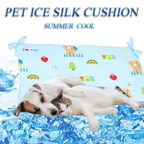 kennels & pens 1pcs summer dog mat cooling mats convenience washable ice silk cushion waterproof comfortable pet supplies fashion bed
kennels & pens 1pcs summer dog mat cooling mats convenience washable ice silk cushion waterproof comfortable pet supplies fashion bed