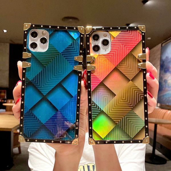 luxury laser square geometric lattice phone case for iphone 12pro max cases 11 xs max xr x 6 7 8 plus vintage lattice soft cover
luxury laser square geometric lattice phone case for iphone 12pro max cases 11 xs max xr x 6 7 8 plus vintage lattice soft cover