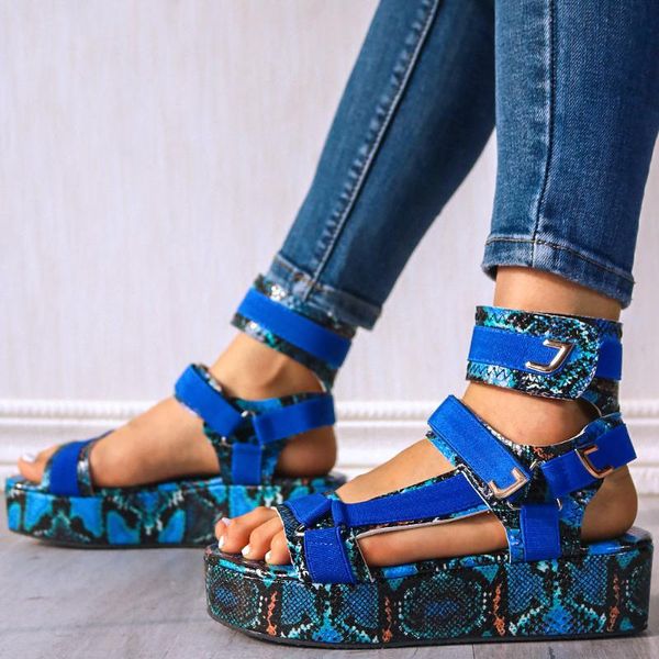 ribetrini female snake print platform thick sole strappy gladiator women's sandals s sandals summer animal, Black
ribetrini female snake print platform thick sole strappy gladiator women's sandals s sandals summer animal, Black