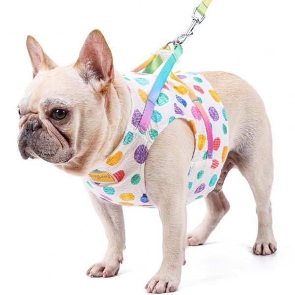 cat collars & leads 1 set cute pet harness leash wave point pattern anti-escape skin friendly dogs chest strap traction rope kit training su
cat collars & leads 1 set cute pet harness leash wave point pattern anti-escape skin friendly dogs chest strap traction rope kit training su