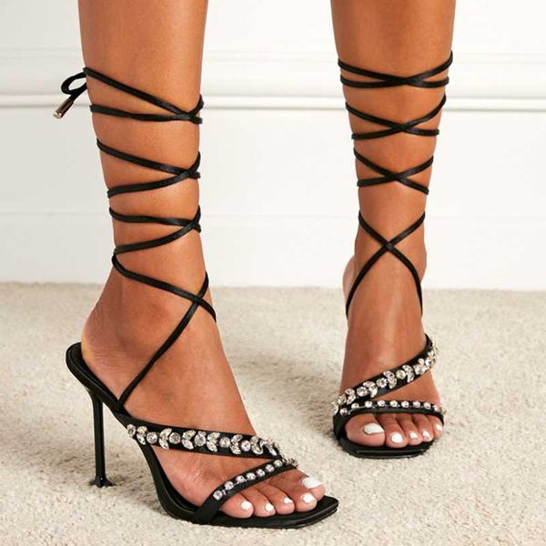 bling diamonds decor black lace up women sandals square toe high kitten heel lady's high heel dress shoes
bling diamonds decor black lace up women sandals square toe high kitten heel lady's high heel dress shoes