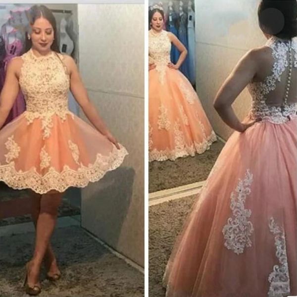 2021 champagne two pieces short prom dresses detachable train vestidos fiesta appliques covered buttons lace evening party gowns, Black;red
2021 champagne two pieces short prom dresses detachable train vestidos fiesta appliques covered buttons lace evening party gowns, Black;red