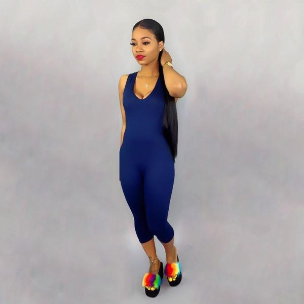 2021 summer women's solid color sleeveless backless hollow out deep v strap fashion jumpsuits women rompers female playsuits, Black;white
2021 summer women's solid color sleeveless backless hollow out deep v strap fashion jumpsuits women rompers female playsuits, Black;white