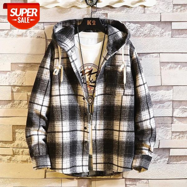 2021 new arrived plaid hoodie sweatshirt men flannel fleece style hip hop high street casual cardigan long-sleeved #zu8s, Black
2021 new arrived plaid hoodie sweatshirt men flannel fleece style hip hop high street casual cardigan long-sleeved #zu8s, Black