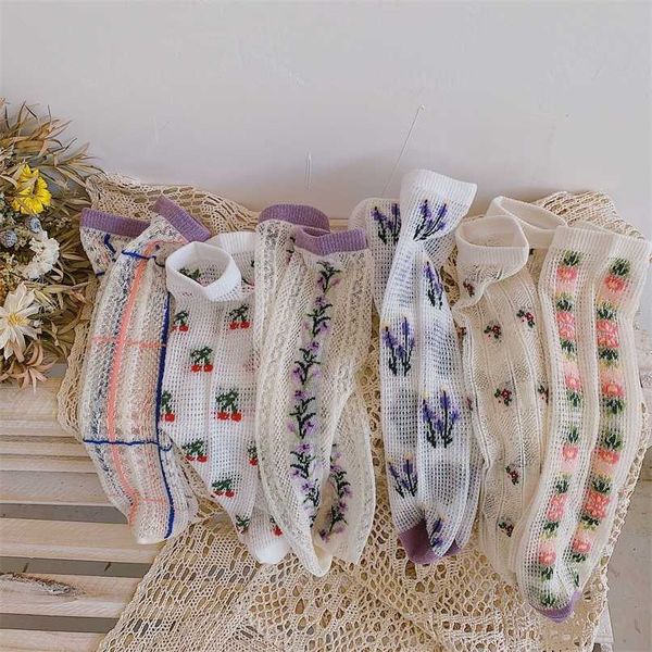 4/6 pairs 1-12y kids floral princess socks summer mesh baby socks girls cute toddler boys tube sock children clothes accessories 211028, Pink;yellow
4/6 pairs 1-12y kids floral princess socks summer mesh baby socks girls cute toddler boys tube sock children clothes accessories 211028, Pink;yellow