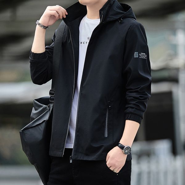 men's 2021 autumn hooded et men's korean casual fashion loose outer wear, Black;brown
men's 2021 autumn hooded et men's korean casual fashion loose outer wear, Black;brown