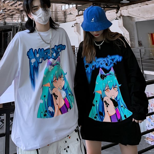 2021 new long sleeve harajuku clothes womens tshirt japanese cartoon kawaii shirts oversized streetwear women fashion clothing kgcb, White
2021 new long sleeve harajuku clothes womens tshirt japanese cartoon kawaii shirts oversized streetwear women fashion clothing kgcb, White