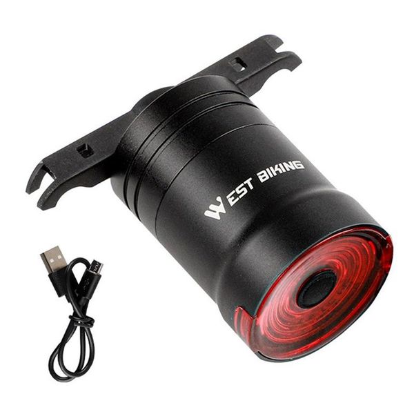 west biking bicycle mtb road bike rear light auto start/sbrake sensing led charging cycling taillight
west biking bicycle mtb road bike rear light auto start/sbrake sensing led charging cycling taillight
