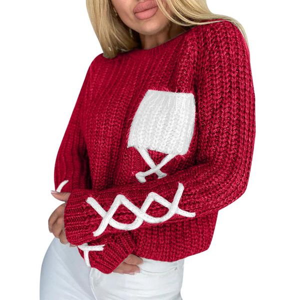 women's sweaters winter woman tethered hollow pocket knitted sweater christmas 2021 clothes women casual, White;black
women's sweaters winter woman tethered hollow pocket knitted sweater christmas 2021 clothes women casual, White;black