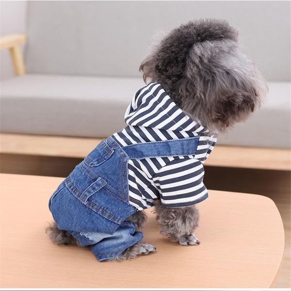 dog apparel pet jumpsuits denim stripe clothes puppy cat hoodie jean coat jacket for teddy yorkies ropa perro autumn winter
dog apparel pet jumpsuits denim stripe clothes puppy cat hoodie jean coat jacket for teddy yorkies ropa perro autumn winter
