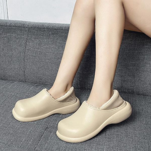 slippers waterproof non-slip home winter warm women indoor cotton men ladies thick bottom soft slipper memory foam couples shoe, Black
slippers waterproof non-slip home winter warm women indoor cotton men ladies thick bottom soft slipper memory foam couples shoe, Black