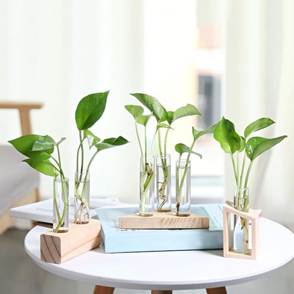 vases nordic test tube glass vase set hydroponic elegant tablefor water planting flower arrangement decoration gift 
vases nordic test tube glass vase set hydroponic elegant tablefor water planting flower arrangement decoration gift