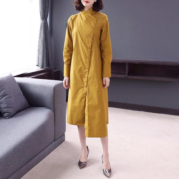 fashion korean shirt dress tide spring new fashion cloth for women temperament long sleeve irregualr single-breasted dress yh112, Black;gray
fashion korean shirt dress tide spring new fashion cloth for women temperament long sleeve irregualr single-breasted dress yh112, Black;gray