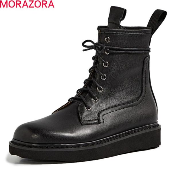 boots morazora 2021 arrival fashion ankle comfortable flat heel round toe women autumn winter lace up casual shoes, Black
boots morazora 2021 arrival fashion ankle comfortable flat heel round toe women autumn winter lace up casual shoes, Black