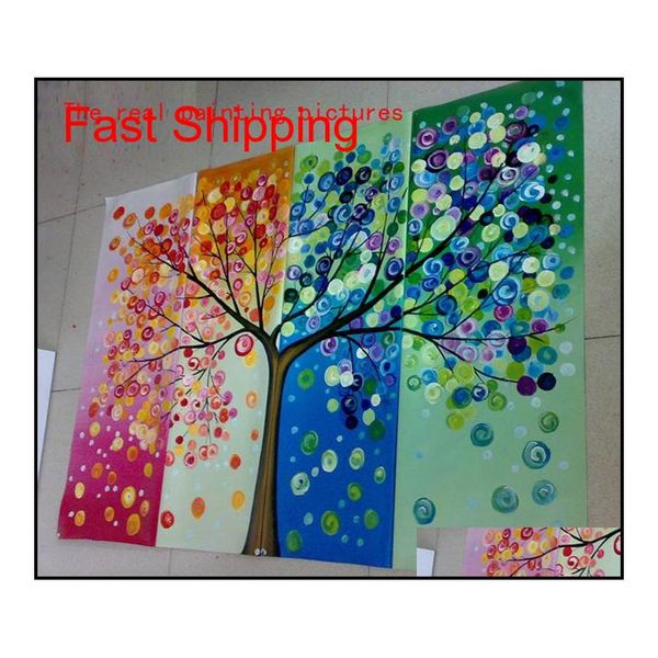 4 piece/set 100%hand painted oil painting colorful wall art canvas picture modern abstract home decor living r qylcey wphome 
4 piece/set 100%hand painted oil painting colorful wall art canvas picture modern abstract home decor living r qylcey wphome