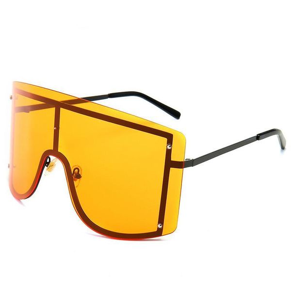oversized design sunglasses flat 2021 mirror piece men black red gafas clear lens one fashion brand women shade square uv400 ualtk, White;black
oversized design sunglasses flat 2021 mirror piece men black red gafas clear lens one fashion brand women shade square uv400 ualtk, White;black