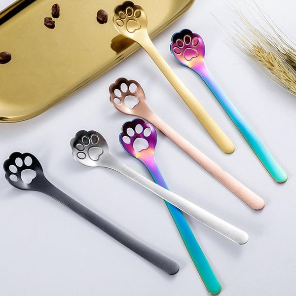 spoons creative cat dog claw dessert spoon stainless steel stirring coffee cute flatware gifts drinking tools kitchen
spoons creative cat dog claw dessert spoon stainless steel stirring coffee cute flatware gifts drinking tools kitchen