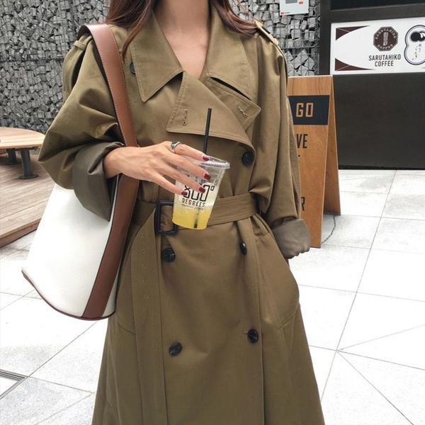 women's trench coats women jacket clothes double breasted long coat army green for windbreaker, Tan;black
women's trench coats women jacket clothes double breasted long coat army green for windbreaker, Tan;black