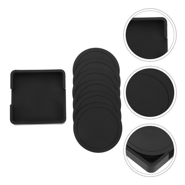 mats & pads silicone heat insulated anti-slip kitchen cup table coasters
