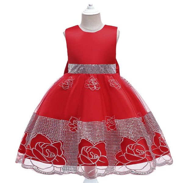 girl's dresses flower girls dress princess wedding party children kids ball gown christmas vestidos red teenager clothes for4-10 year, Red;yellow
girl's dresses flower girls dress princess wedding party children kids ball gown christmas vestidos red teenager clothes for4-10 year, Red;yellow