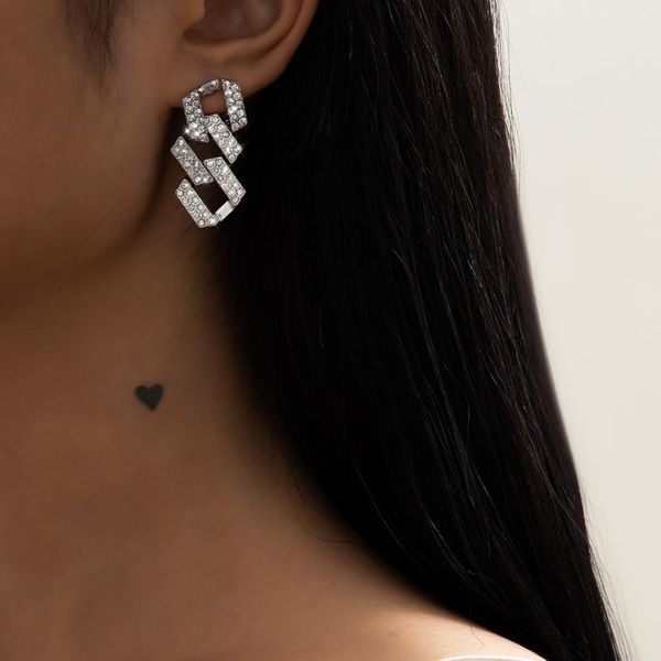 dangle & chandelier meetvii luxury ins full cz rhinestone earrings for women punk cuban link chain drop earring statement jewelry gift, Silver
dangle & chandelier meetvii luxury ins full cz rhinestone earrings for women punk cuban link chain drop earring statement jewelry gift, Silver