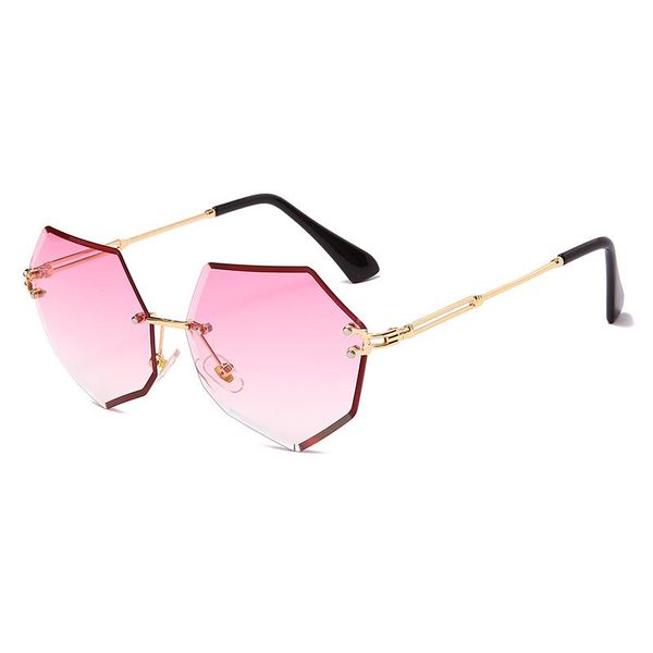 sunglasses fashion polygon rimless design women metal sun glasses uv400 shades trend eyewear, White;black
sunglasses fashion polygon rimless design women metal sun glasses uv400 shades trend eyewear, White;black