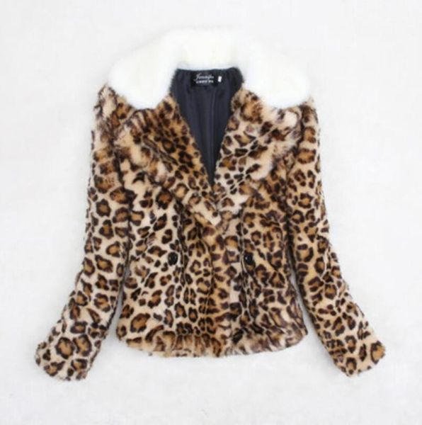women's fur & faux european and american style autumn winter short fashion slim jacket women leopard imitation mink anti-season, Black
women's fur & faux european and american style autumn winter short fashion slim jacket women leopard imitation mink anti-season, Black