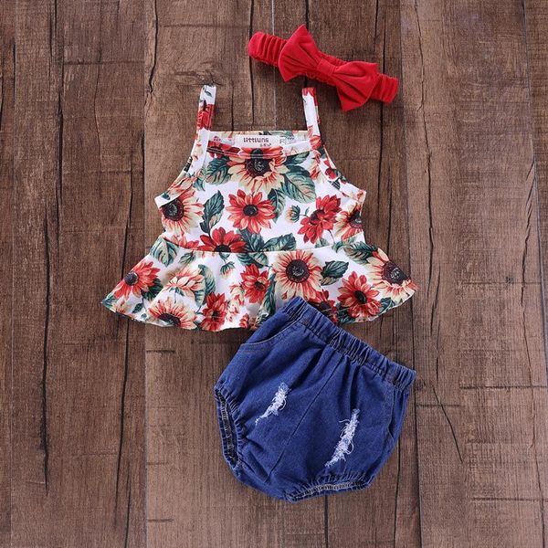 clothing sets born kids baby girls clothes set sleeveless vest denim shorts headbands 3pcs casual outfits 0-24m, White
clothing sets born kids baby girls clothes set sleeveless vest denim shorts headbands 3pcs casual outfits 0-24m, White