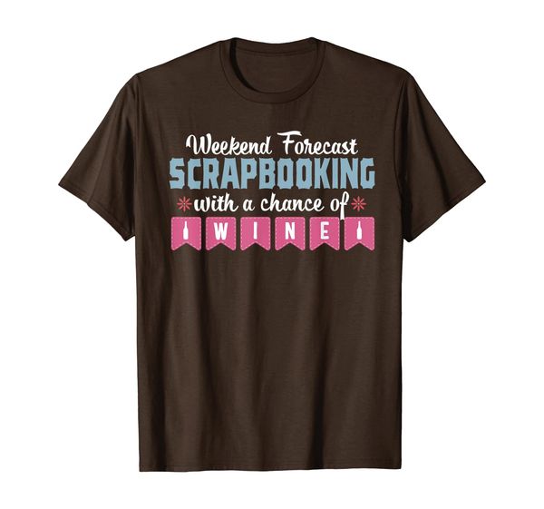 scrapbooking funny weekend crafting scrapbook hobby gift t-shirt, White;black
