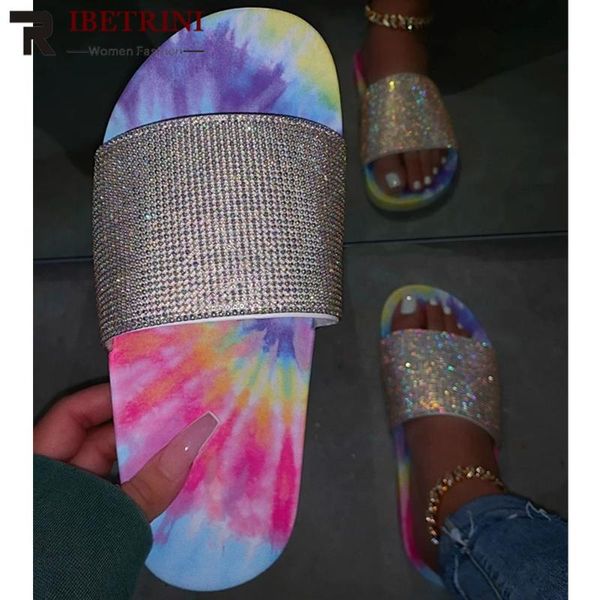slippers ribetrini fashion ins women colorful print shoes cool shining rhinestone summer casual flat heel slides, Black
slippers ribetrini fashion ins women colorful print shoes cool shining rhinestone summer casual flat heel slides, Black