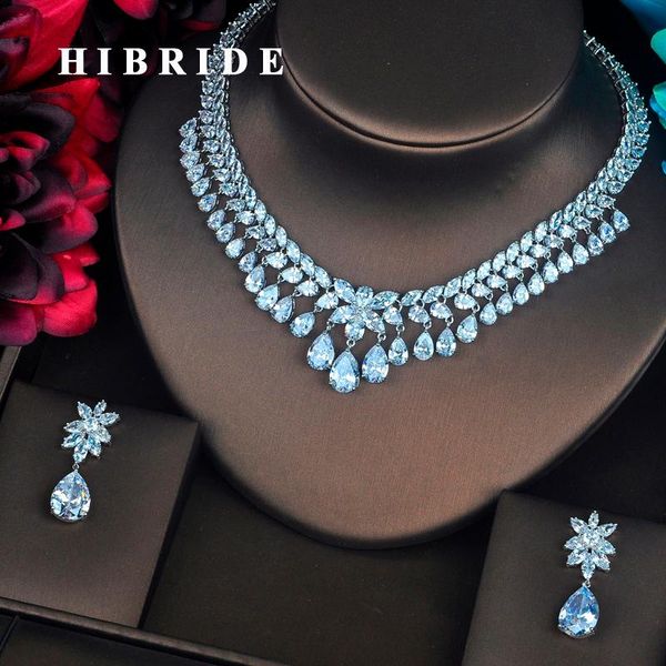earrings & necklace hibride beautiful luxury full jewelry sets for women bride set wedding dubai dress accessories wholesale price n-402, Silver
earrings & necklace hibride beautiful luxury full jewelry sets for women bride set wedding dubai dress accessories wholesale price n-402, Silver