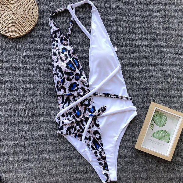 one-piece suits leopard print monokinis one piece summer bikinis bathing patchwork padded deep v bandage halter swimsuit vintage beach
one-piece suits leopard print monokinis one piece summer bikinis bathing patchwork padded deep v bandage halter swimsuit vintage beach