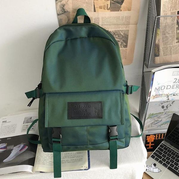 backpack designer simple student fashion casual large-capacity women's high-quality solid backpacks men 2021
backpack designer simple student fashion casual large-capacity women's high-quality solid backpacks men 2021