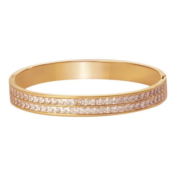 bangle fashion bracelets stainless steel wholesale for women jewellery gift cuff charm personalised friendship 2 row crystal, Black
bangle fashion bracelets stainless steel wholesale for women jewellery gift cuff charm personalised friendship 2 row crystal, Black